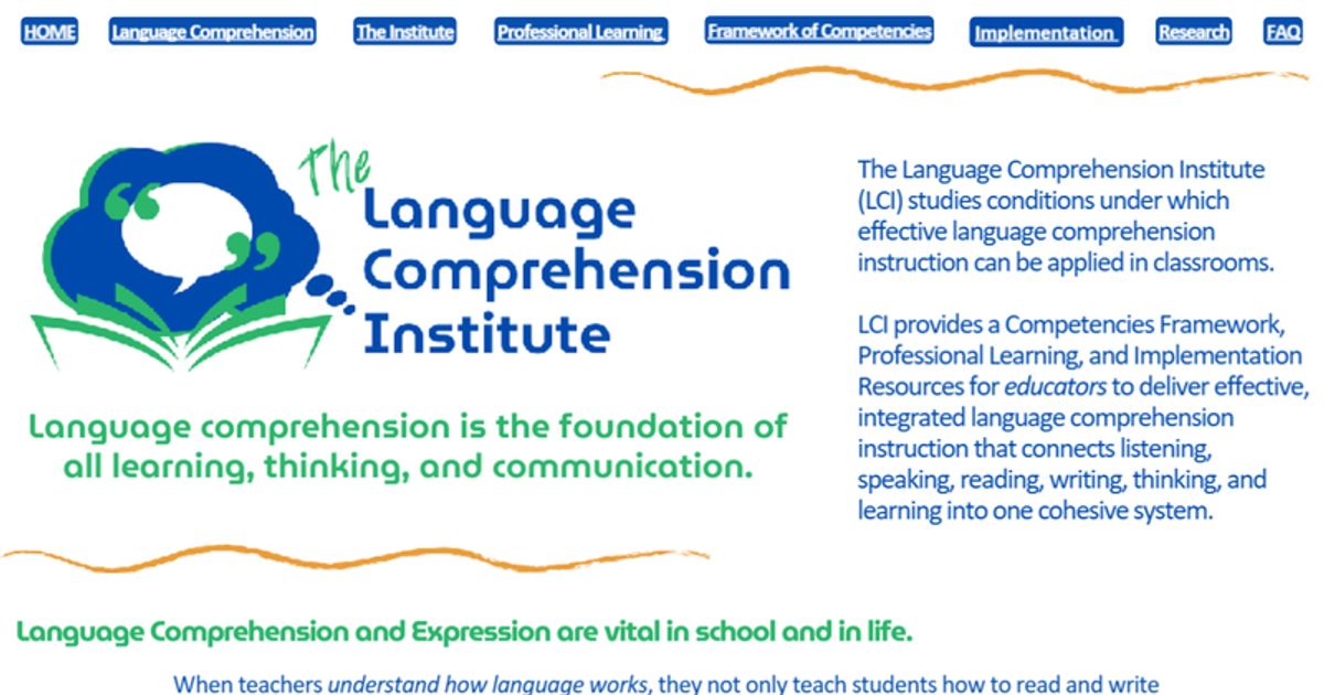 Language Comprehension Institute